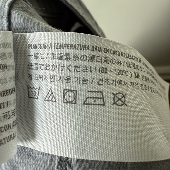 ABERCROMBIE & FITCH Cargo Utility Pants Lightweight Gray‎ Comfy Stretch M - Picture 8 of 8